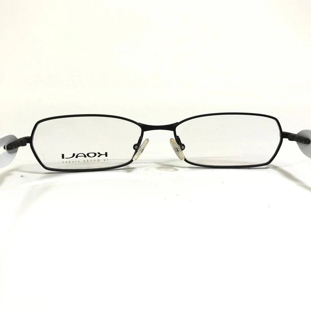 Morel Eyeglasses Frames KOALI 6723K NW103 Black White Rectangular 53-16-135